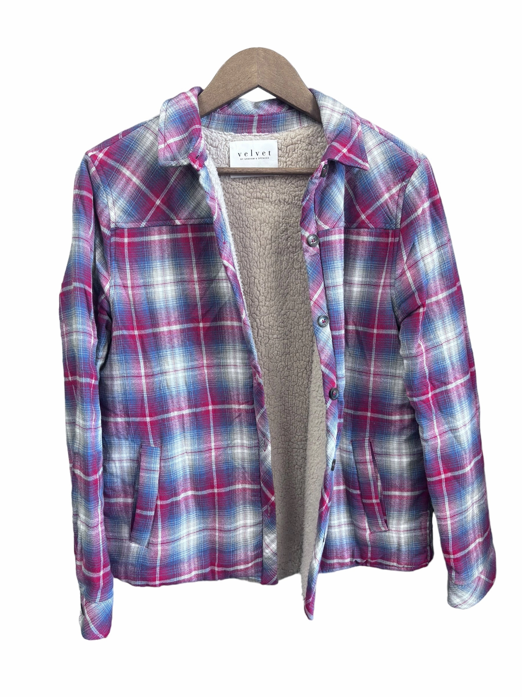 Compression Storage Jacket Faux Fur & Sherpa By Velvet  Size: S
