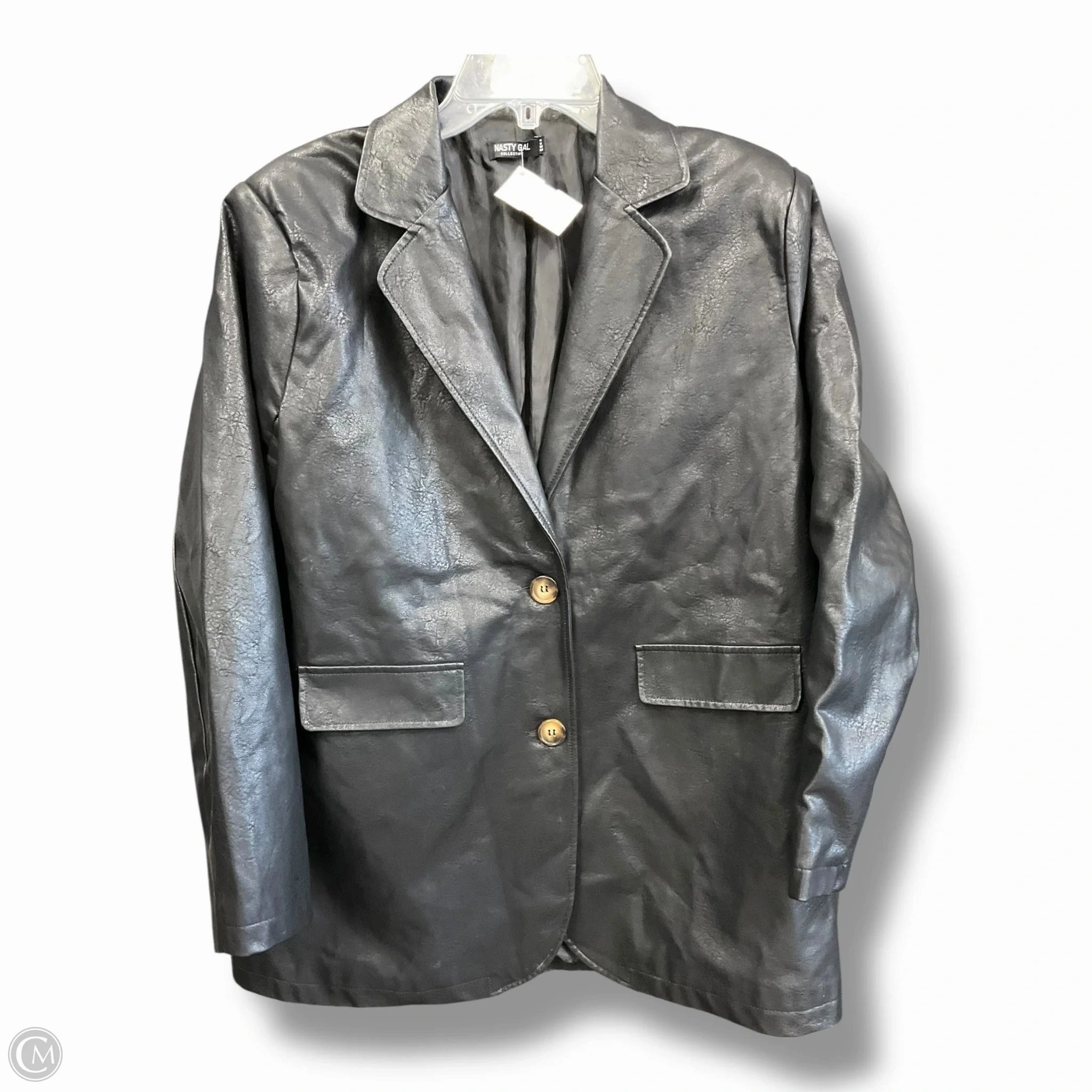 Jacket Leather By Nasty Gal In Black, Size: 0 Three Layer Laminate