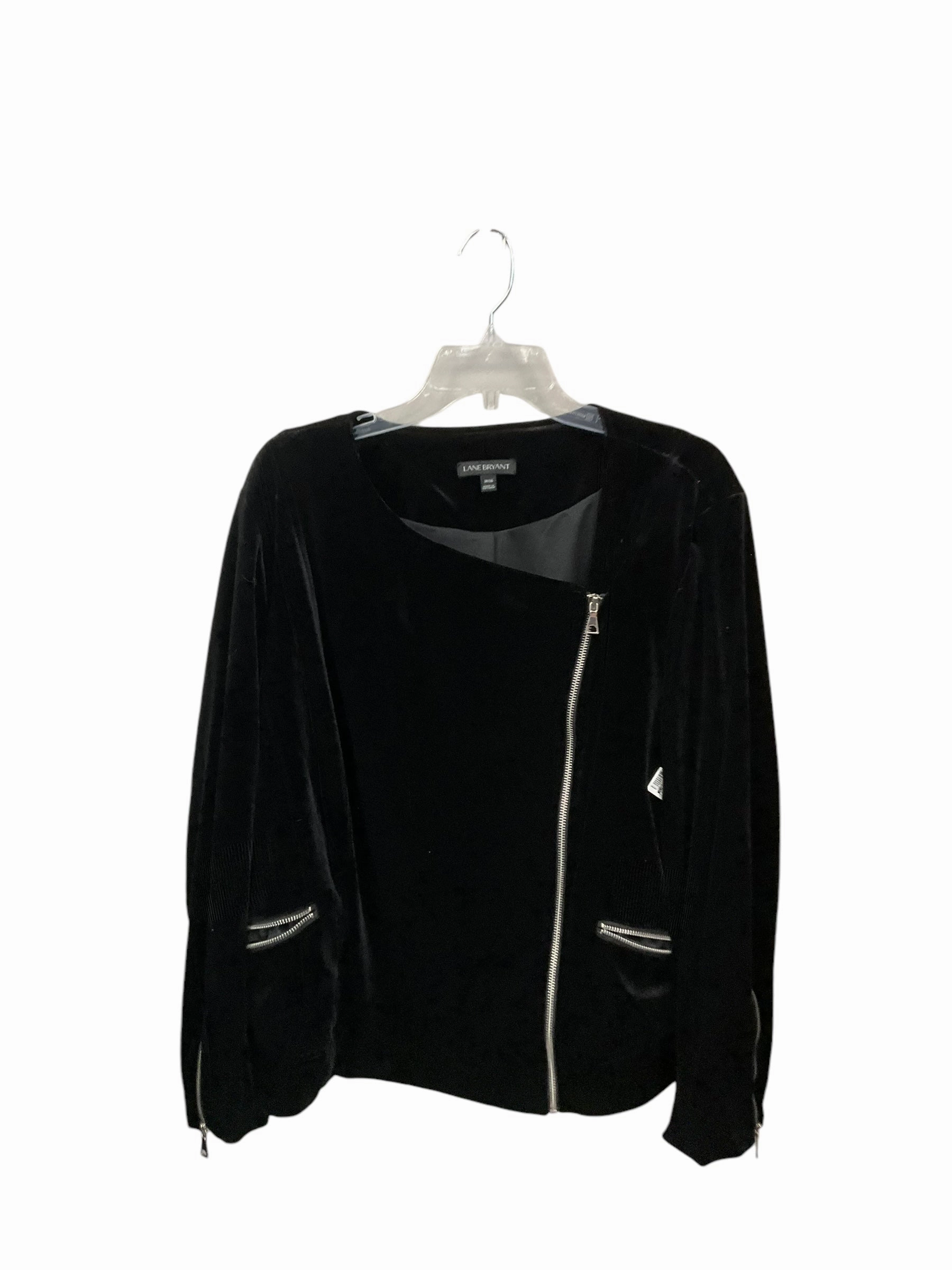 Jacket Other By Lane Bryant In Black, Size: Xl Abrasion Proof Edging ElasticCuffs