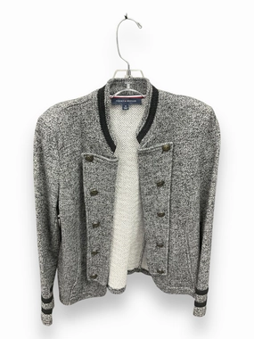 Jacket Other By Tommy Hilfiger In Grey, Size: M Polished Casual Belted Style