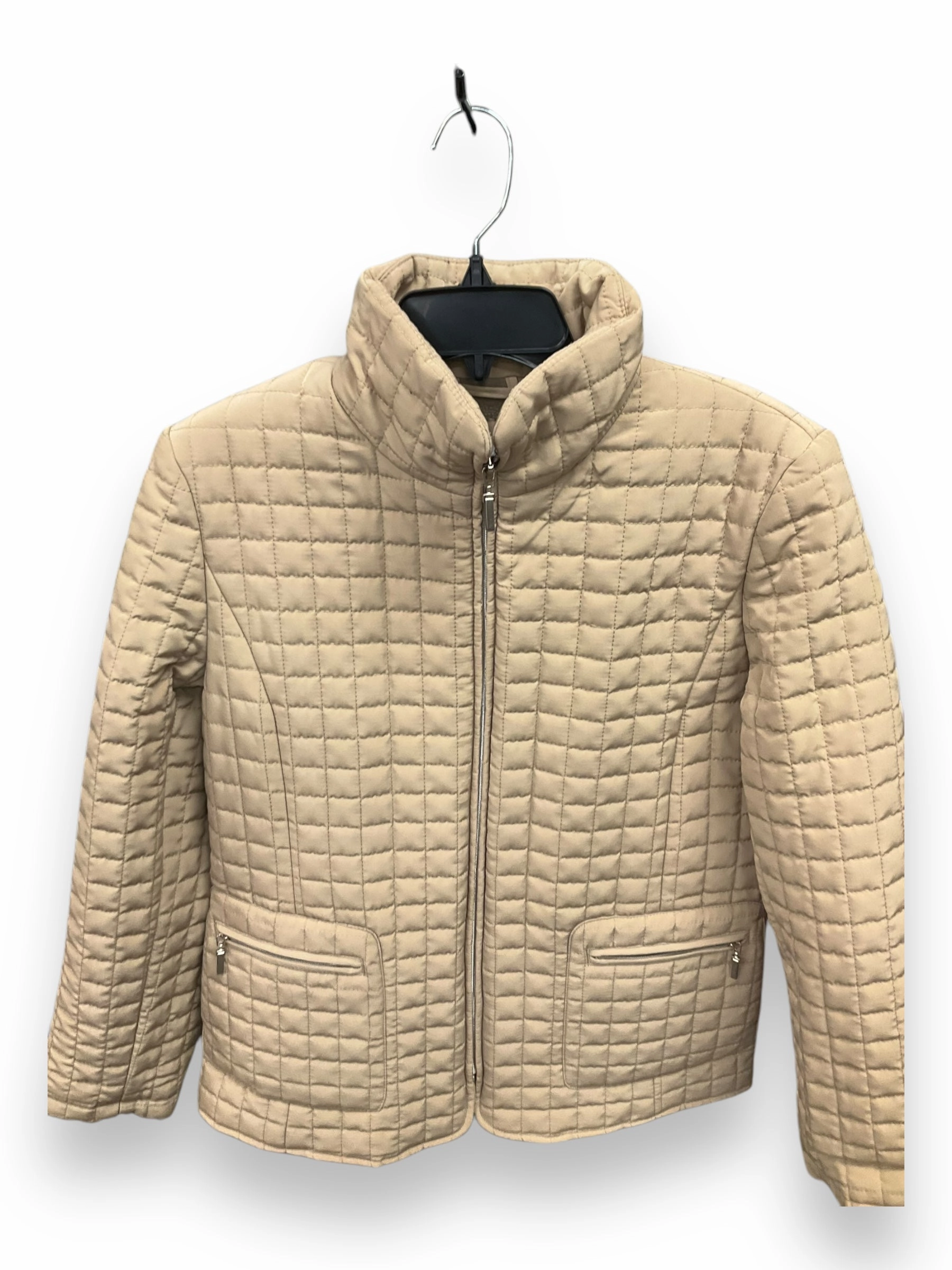 Jacket Puffer & Quilted By George In Beige, Size: M waterproof construction ErgonomicSleeveCut