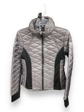 Jacket Puffer & Quilted By Guess In Black & Grey, Size: M Crisp Detail Water Resistant Shell