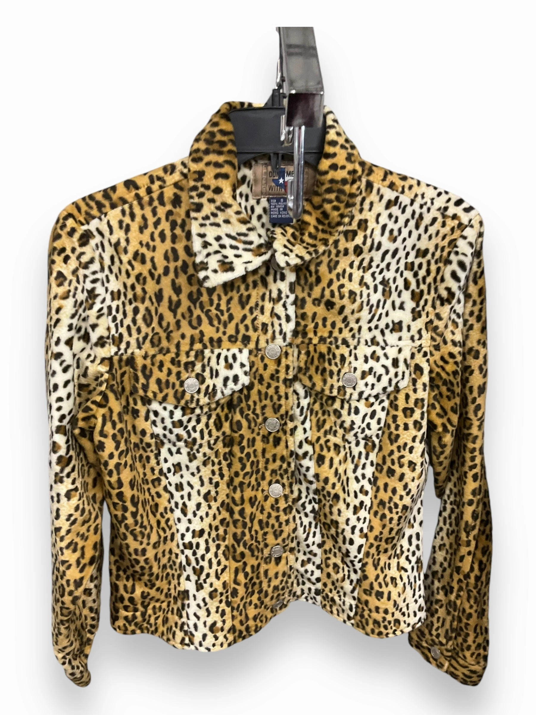 Jacket Shirt By Clothes Mentor In Animal Print, Size: S Lightweight Fabric