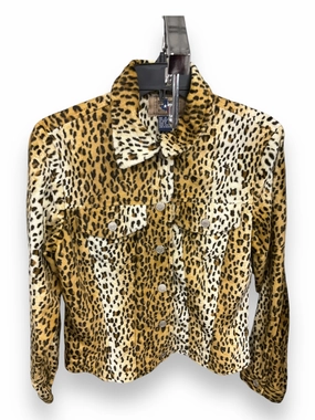 Jacket Shirt By Clothes Mentor In Animal Print, Size: S Lightweight Fabric