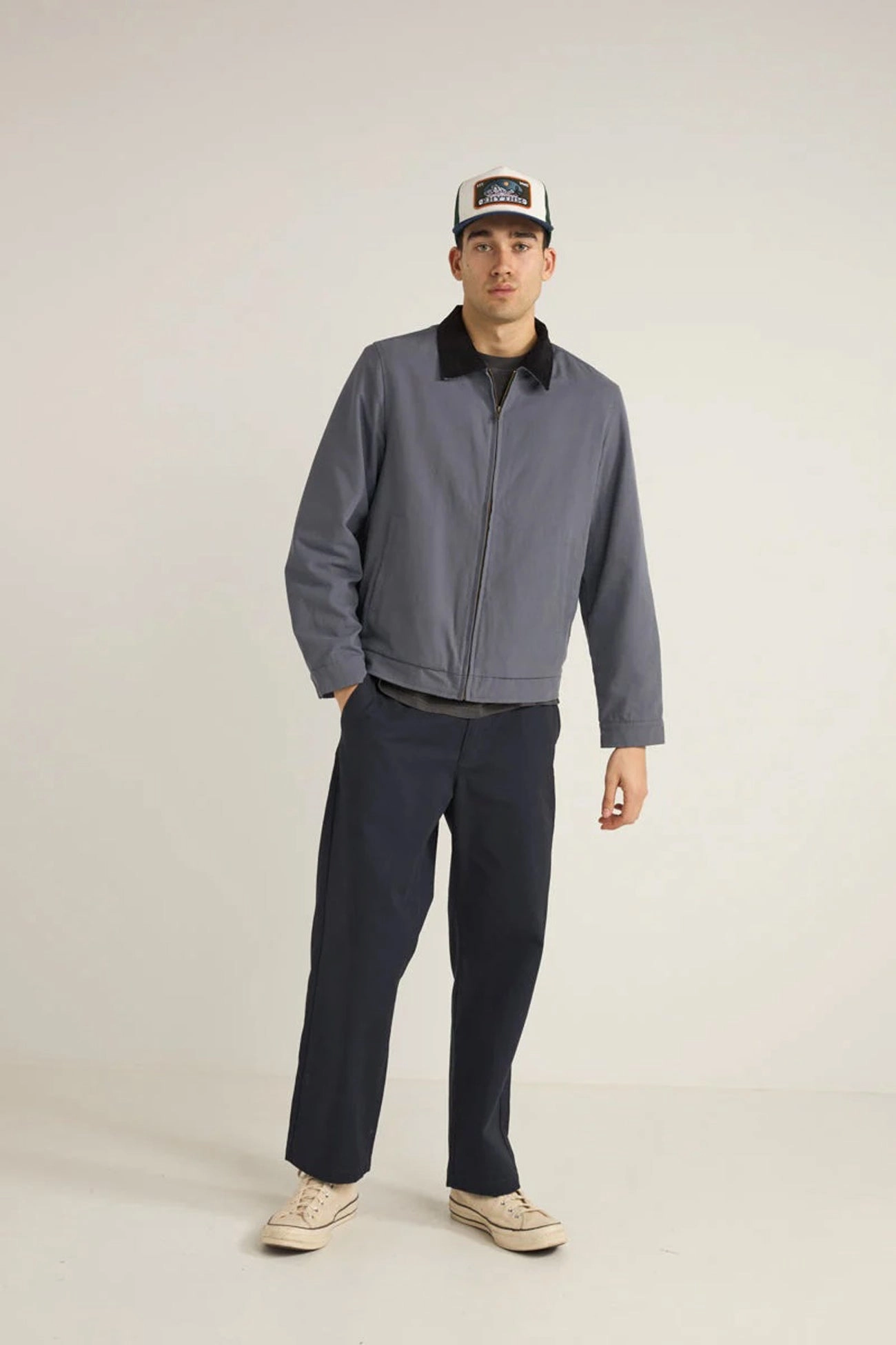 James Jacket Slate Noise Reduction Design