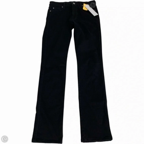 Modern Minimalist Creative Look Simple Aesthetic Jeans Designer By 7 For All Mankind In Black Denim, Size: 4