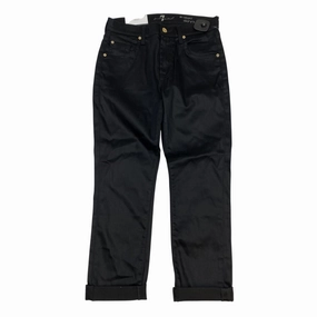 Jeans Designer By 7 For All Mankind In Black, Size:2 Abrasion Resistant Denim Cool Outfitters