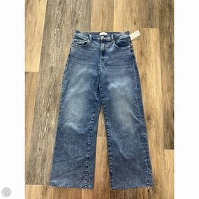 Jeans Designer By 7 For All Mankind In Blue Denim, Size: 4 Autumn Days Parent Style Layer Friendly Piece