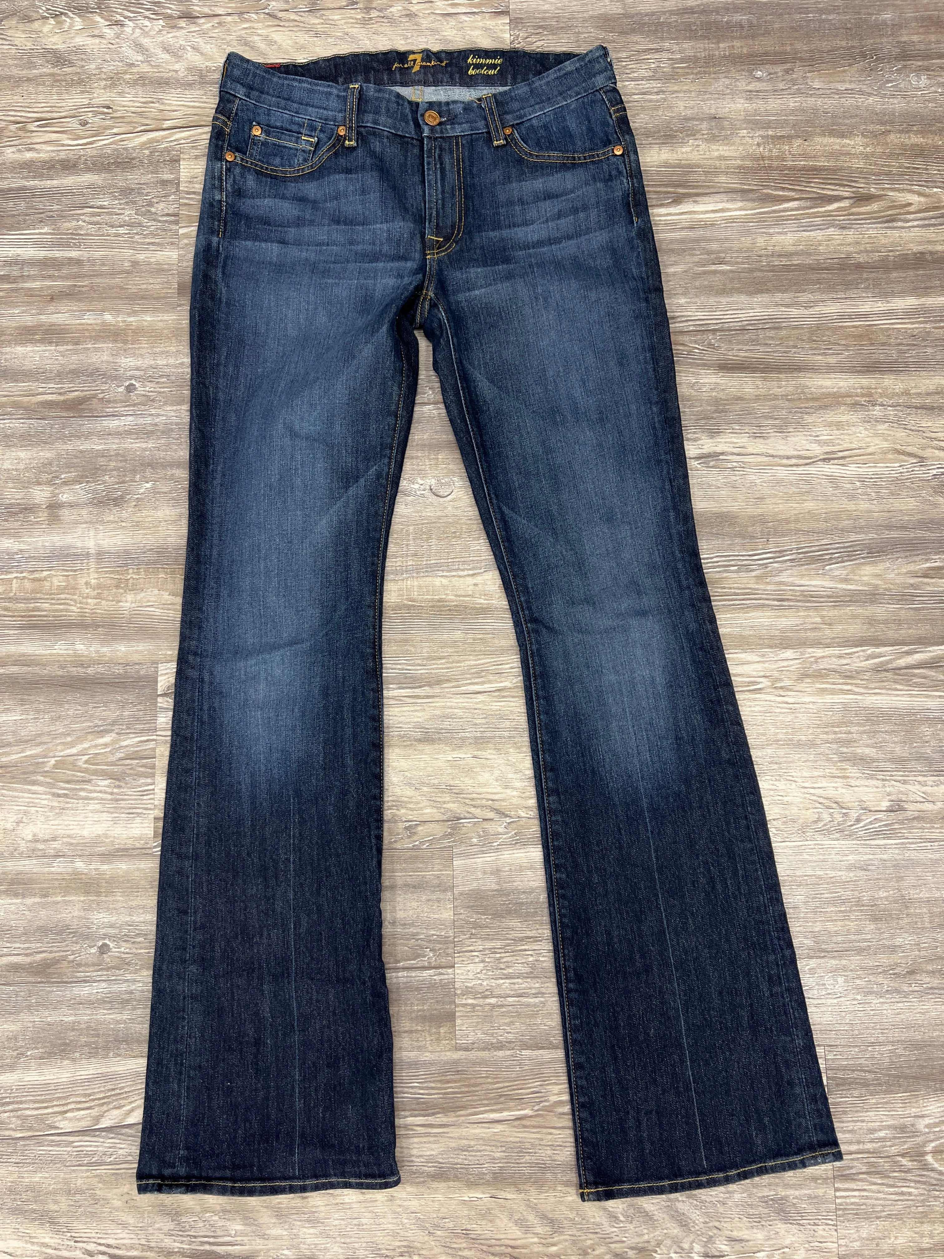 Jeans Designer By 7 For All Mankind Size: 8 Anti Slip Belt Loops Subtle design