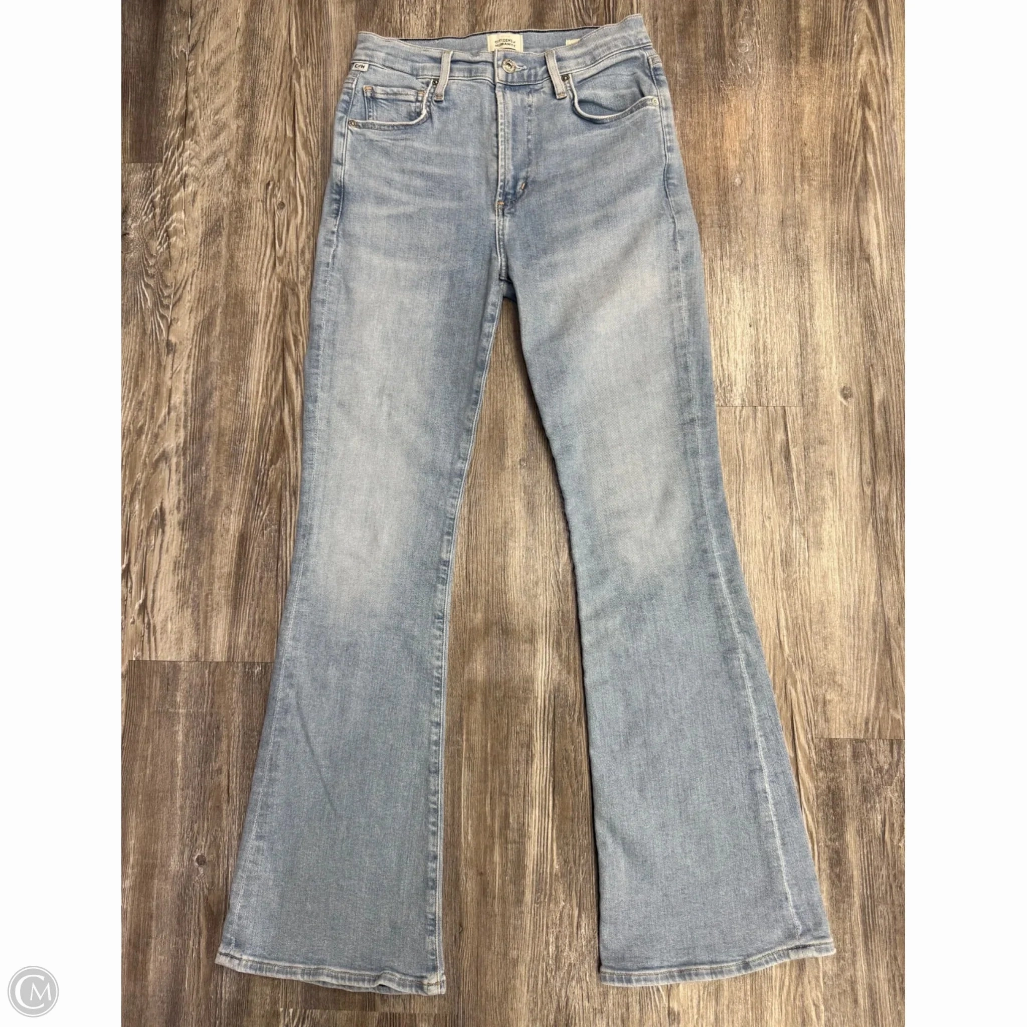 Travel Outfit Student Outfit Lightweight Weekend Warrior Elegant Jeans Designer By Citizens Of Humanity In Blue Denim, Size: 0
