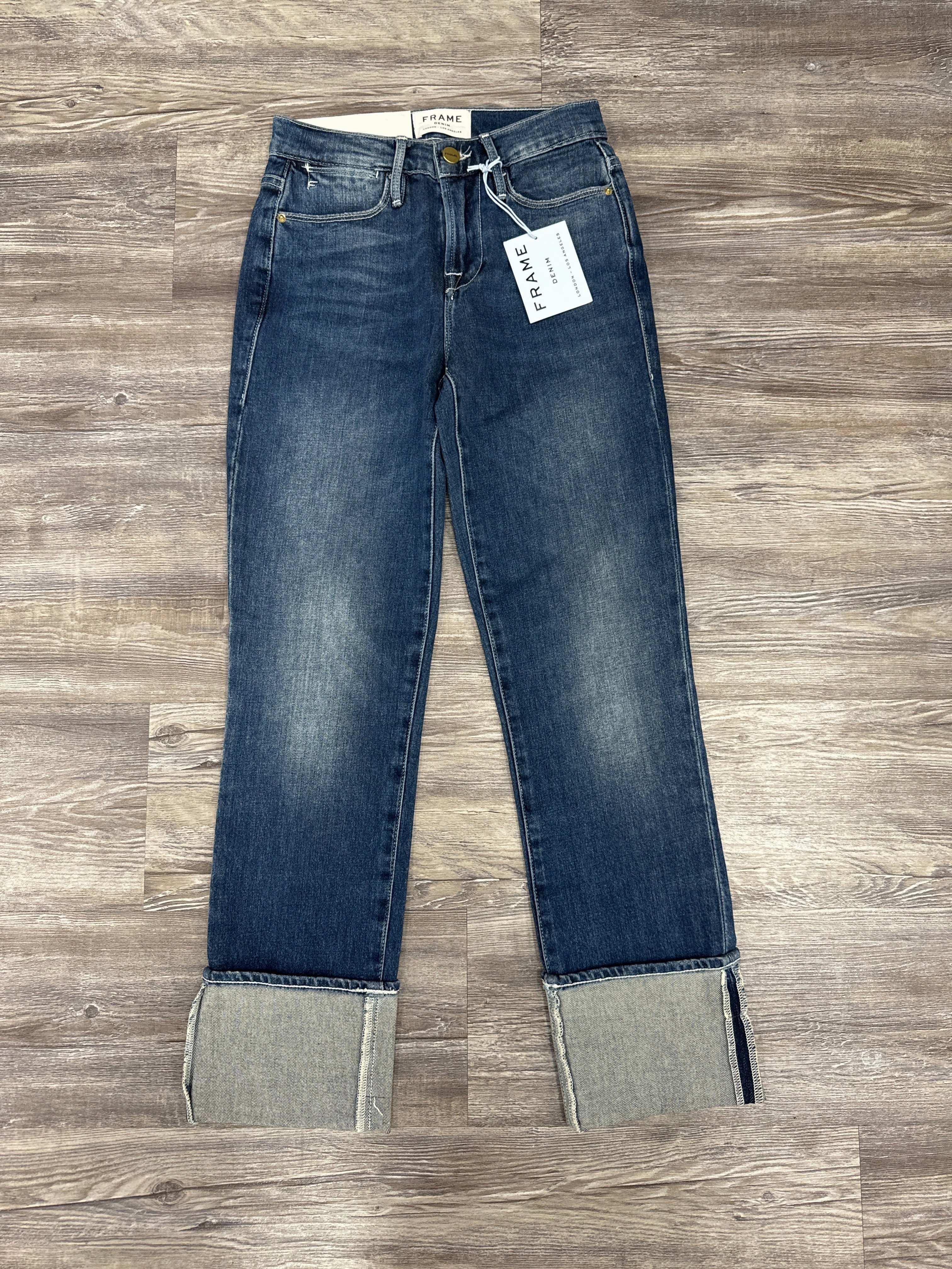 Jeans Designer By Frame In Blue Denim, Size: 000 Unisex Wear Artist Vibe