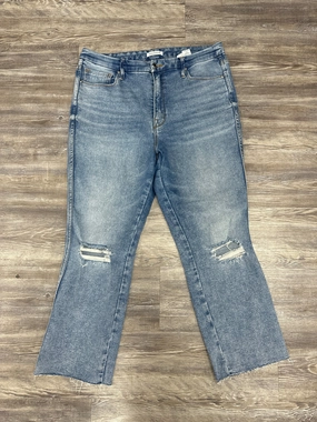 Jeans Designer By Good American In Blue Denim, Size: 16 Outdoor Adventure Party Look Youth Style