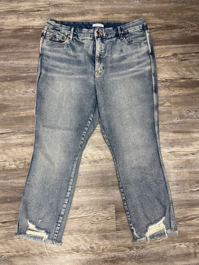 Jeans Designer By Good American In Blue Denim, Size: 18 Party Look Sunny Vibes Couple Look