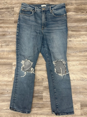 Non Restrictive Thigh Jeans Designer By Good American Size: 12