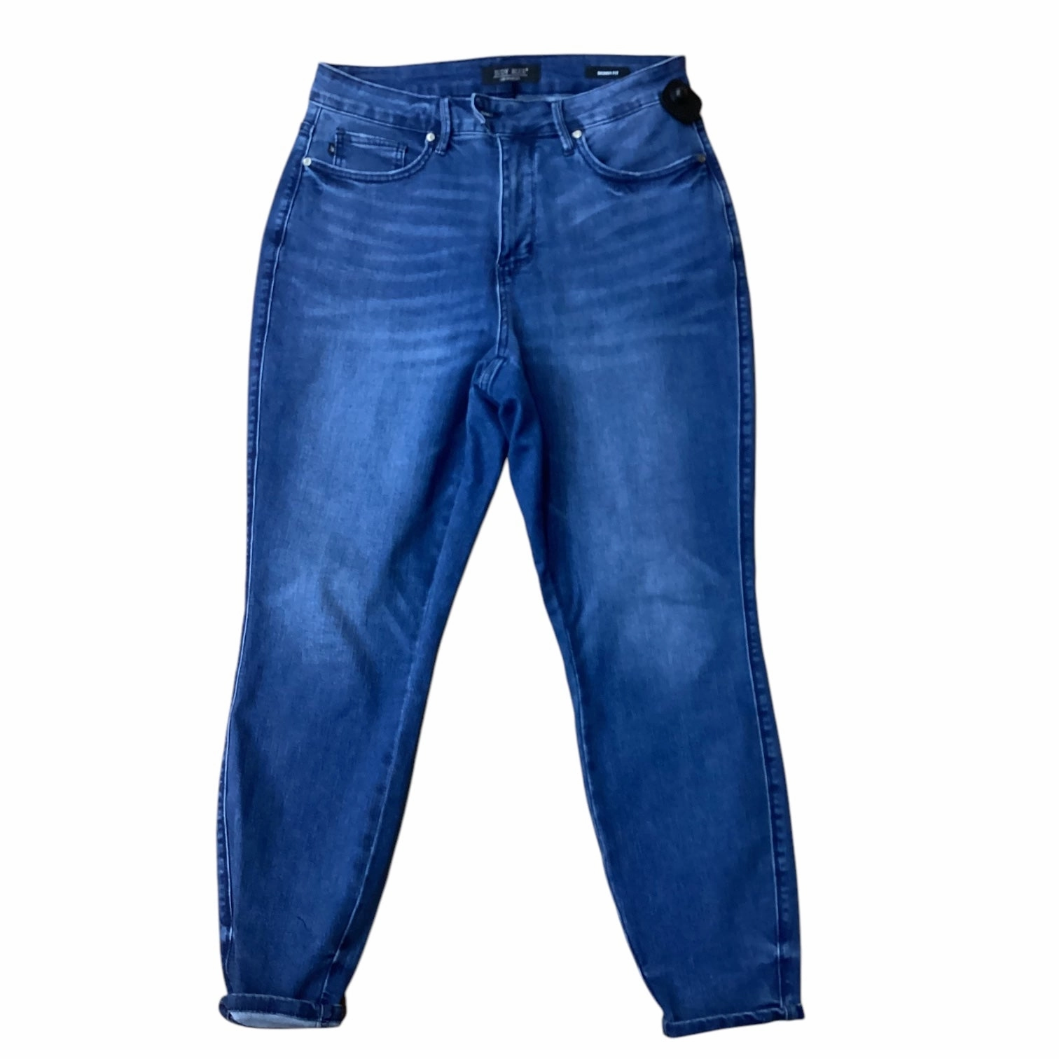 Jeans Designer By Judy Blue In Blue Denim, Size: 12 Spring Mood Smooth Work Meeting
