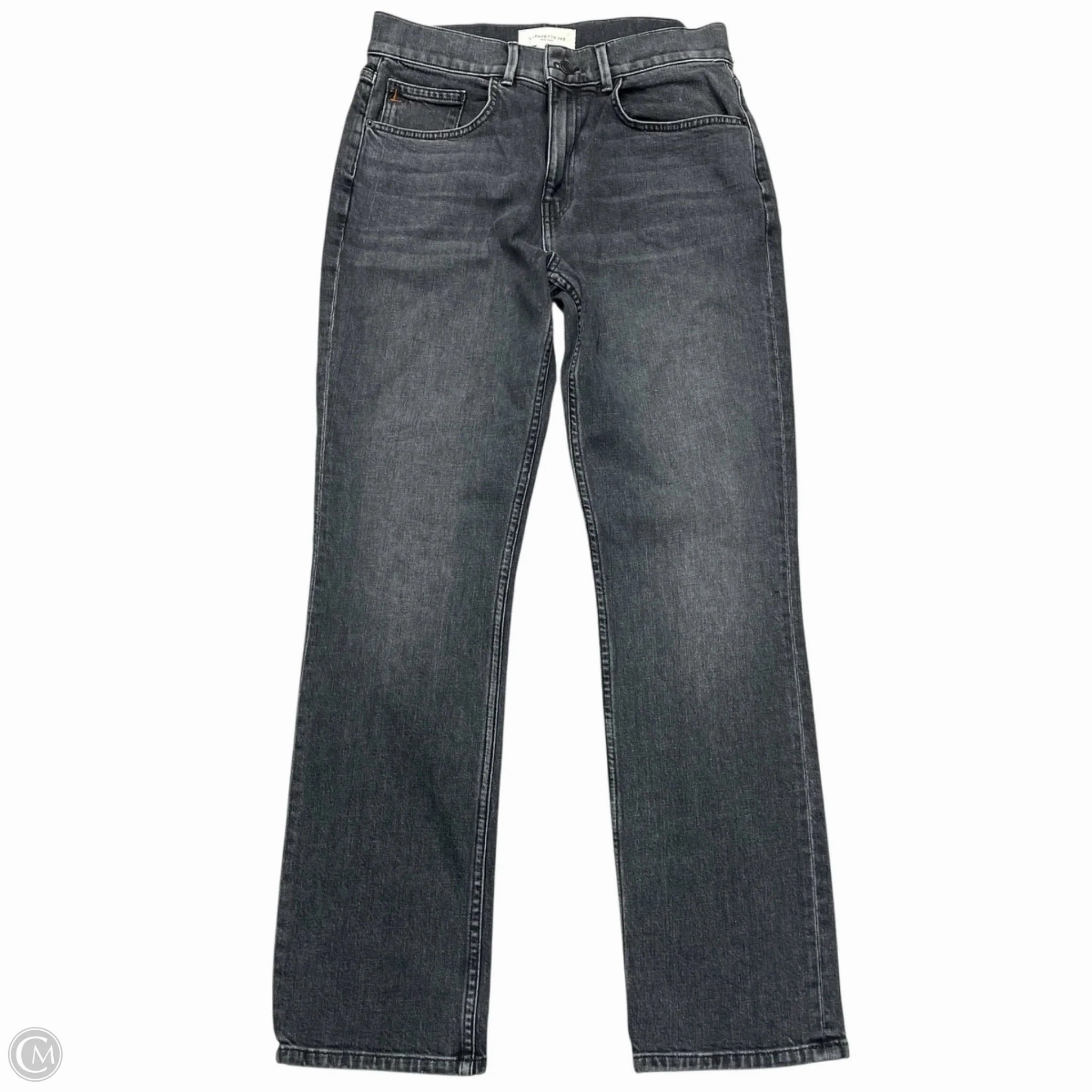Seasonless wear Jeans Designer By Lafayette 148 In Black Denim, Size: 6