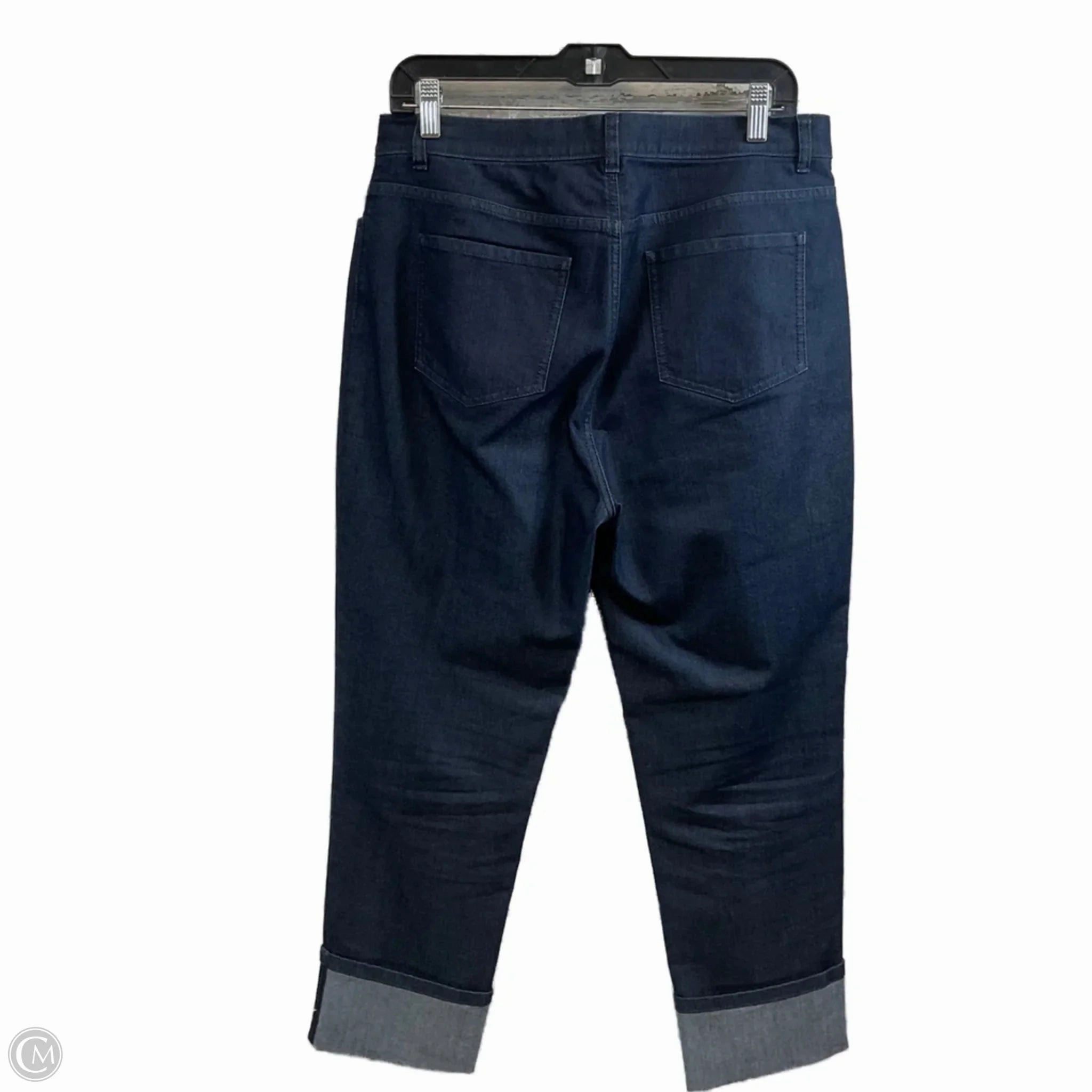 Utility Basic Jeans Designer By Lafayette 148 In Blue Denim, Size: 12