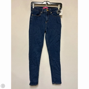 Jeans Designer By Lilly Pulitzer In Blue Denim, Size: 2 Modern Minimalist Urban Explorer Subtle Texture