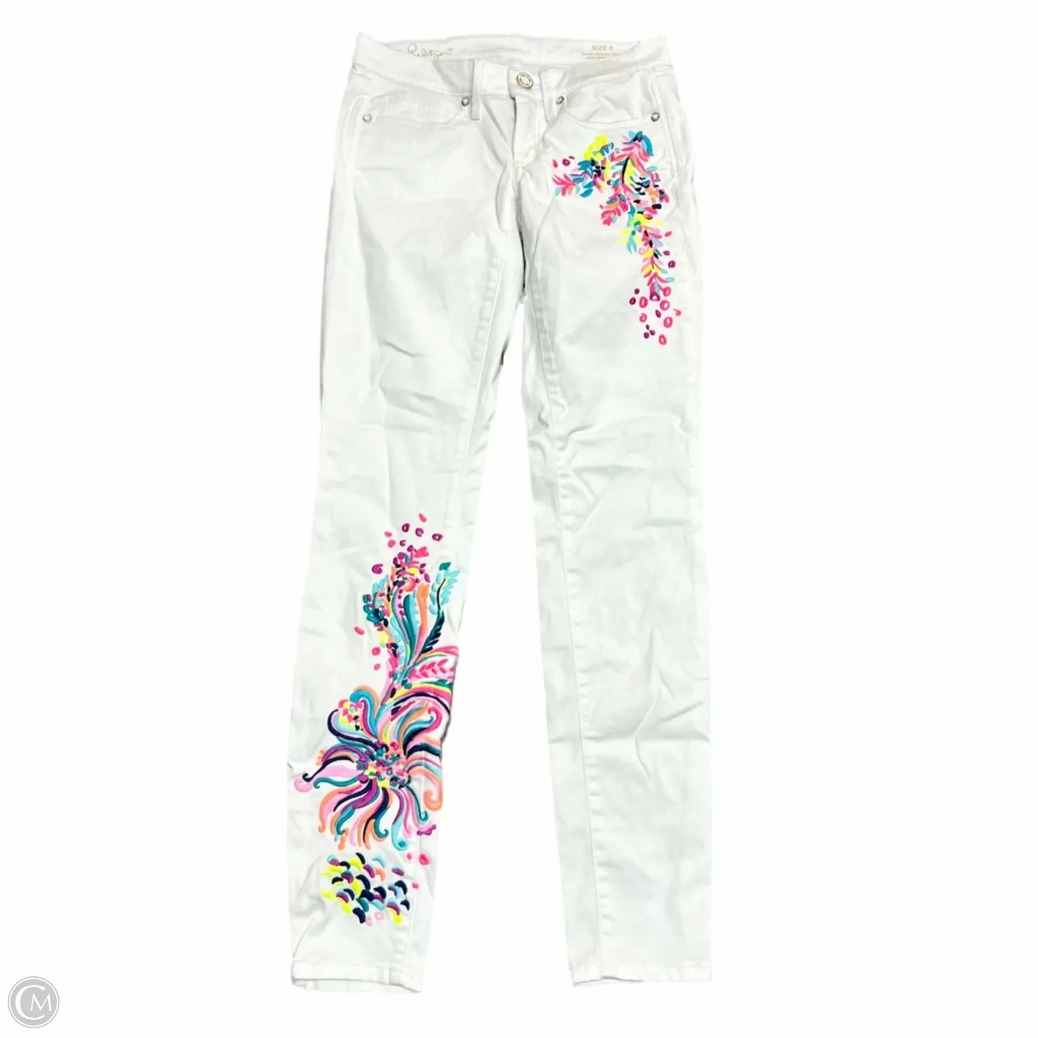 Jeans Designer By Lilly Pulitzer In White, Size: 0 Traveler Gear Earthy Daytime Look