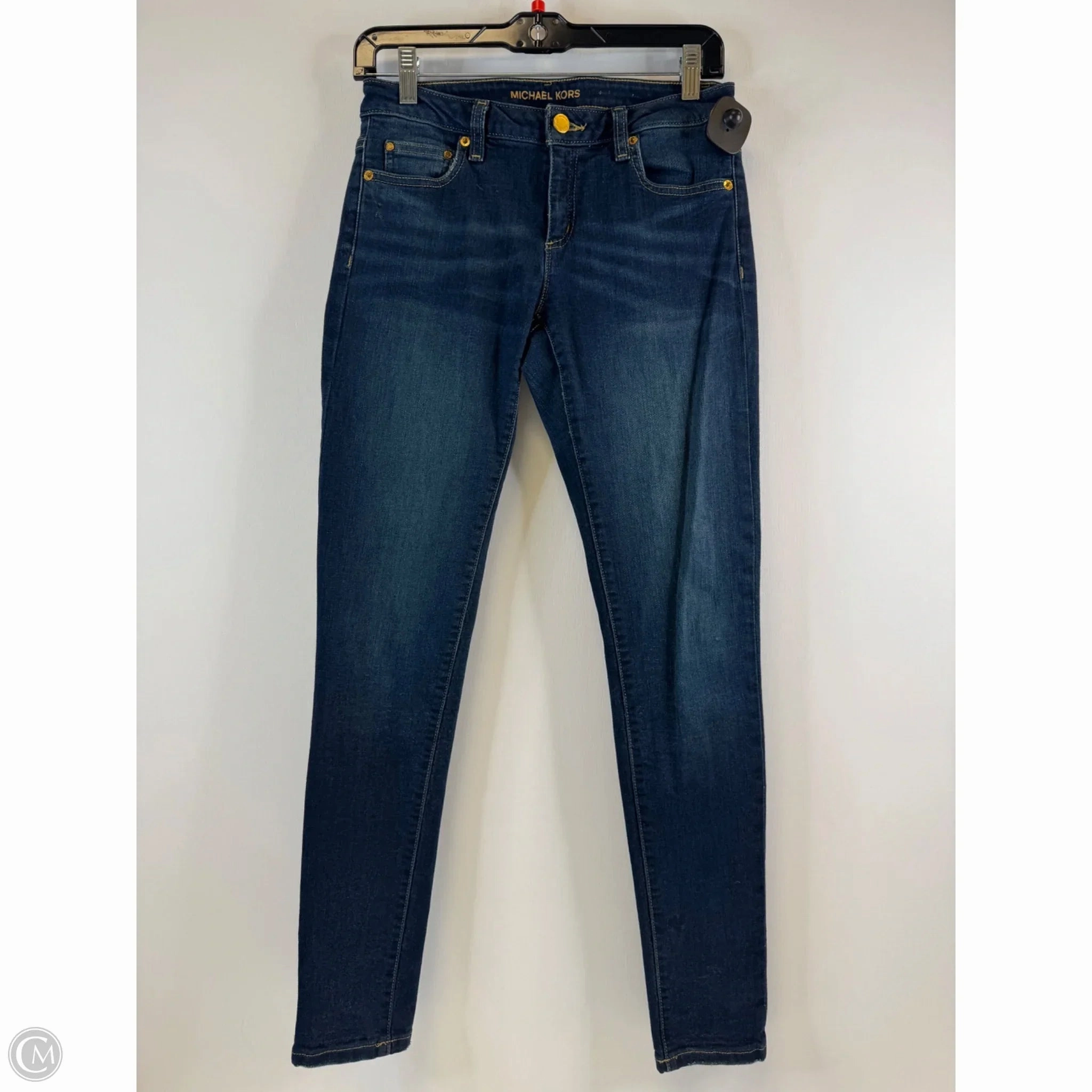 Jeans Designer By Michael Kors In Blue Denim, Size: 0 Street Vibe