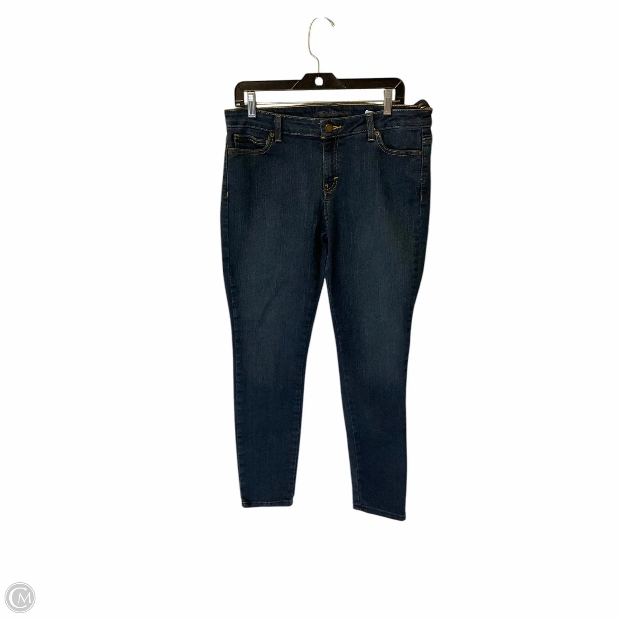 Ready to Wear Jeans Designer By Michael Kors In Blue Denim, Size: 10