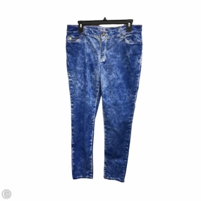 Anytime Wear Jeans Designer By Michael Kors In Tie Dye Print, Size: 10