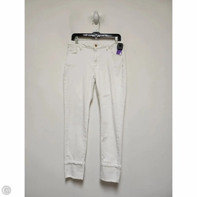 Jeans Designer By Michael Kors In White Denim, Size: 10 Autumn Days Parent Style Bold