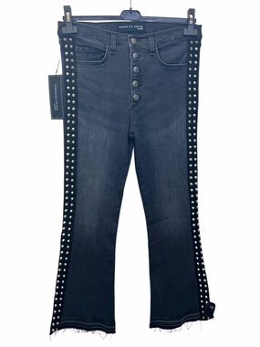 Jeans Designer By Veronica Beard In Black & Silver, Size: 8 Everyday Gym Ready