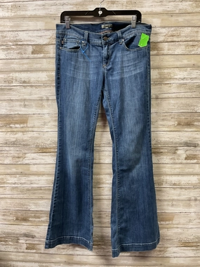 Work Meeting Weekend Style Streetwear Fan Jeans Luxury Designer By Burberry In Blue Denim, Size:10