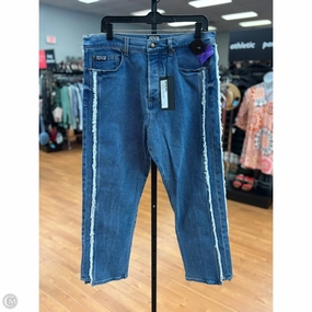 Jeans Luxury Designer By Versace In Blue Denim, Size: 12 Outdoor Fashion Neutral Choice