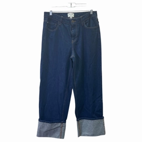 Nature Lover Gym Ready Music Event Work Meeting Weekend Style Streetwear Fan Jeans Straight By Target-Designer In Blue Denim, Size:8