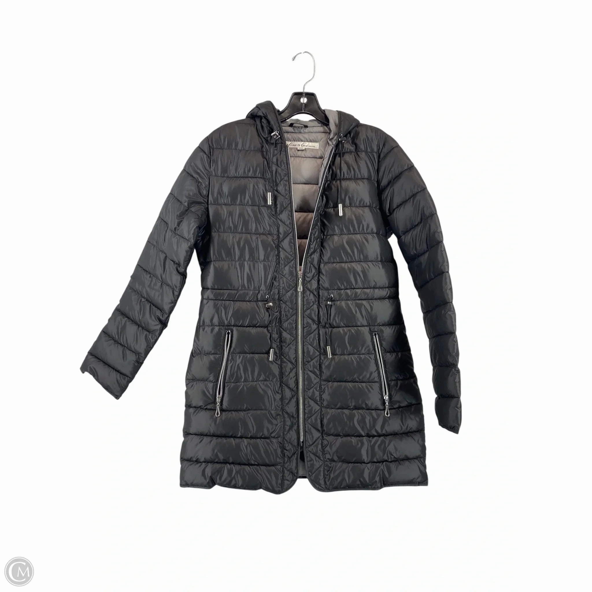 Coat Puffer & Quilted By Kenneth Cole In Black, Size: M Non Irritating Seams