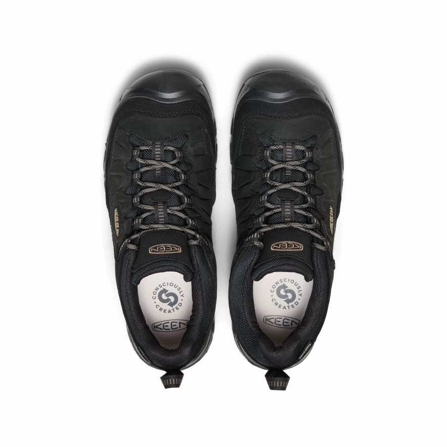 Urban Travel Men's Targhee IV Waterproof Hiking Shoe  |  Triple Black
