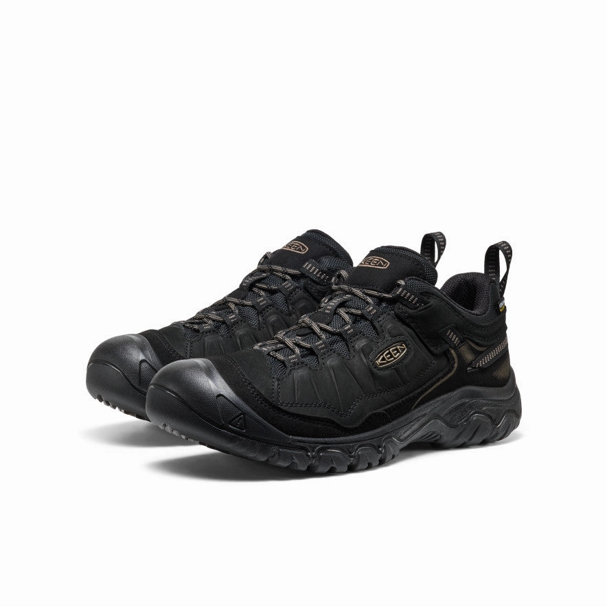 Men's Targhee IV Waterproof Hiking Shoe  |  Triple Black Chill Mood