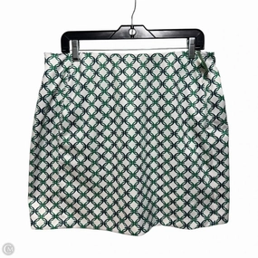 Printed Golf Skirt Designer By Tory Sport by Tory Burch In Snow White Large Locking Rings, Size: XL Durable Hem Subtle Detail
