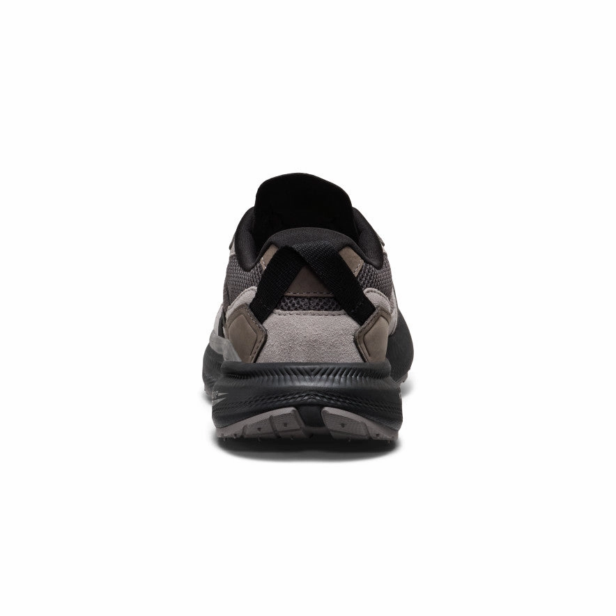 Go Casual SoftSole Men's WK500 Leather Walking Shoe  |  Steel Grey/Black