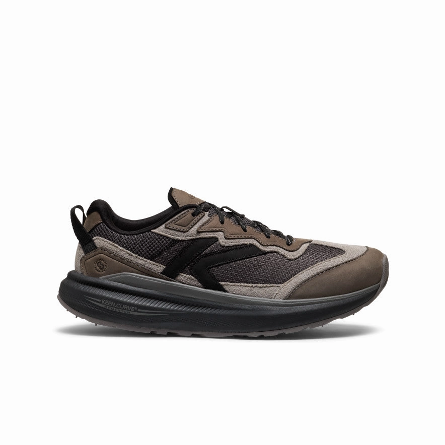 Gentle Motion Outdoor shoes Men's WK500 Leather Walking Shoe  |  Steel Grey/Black