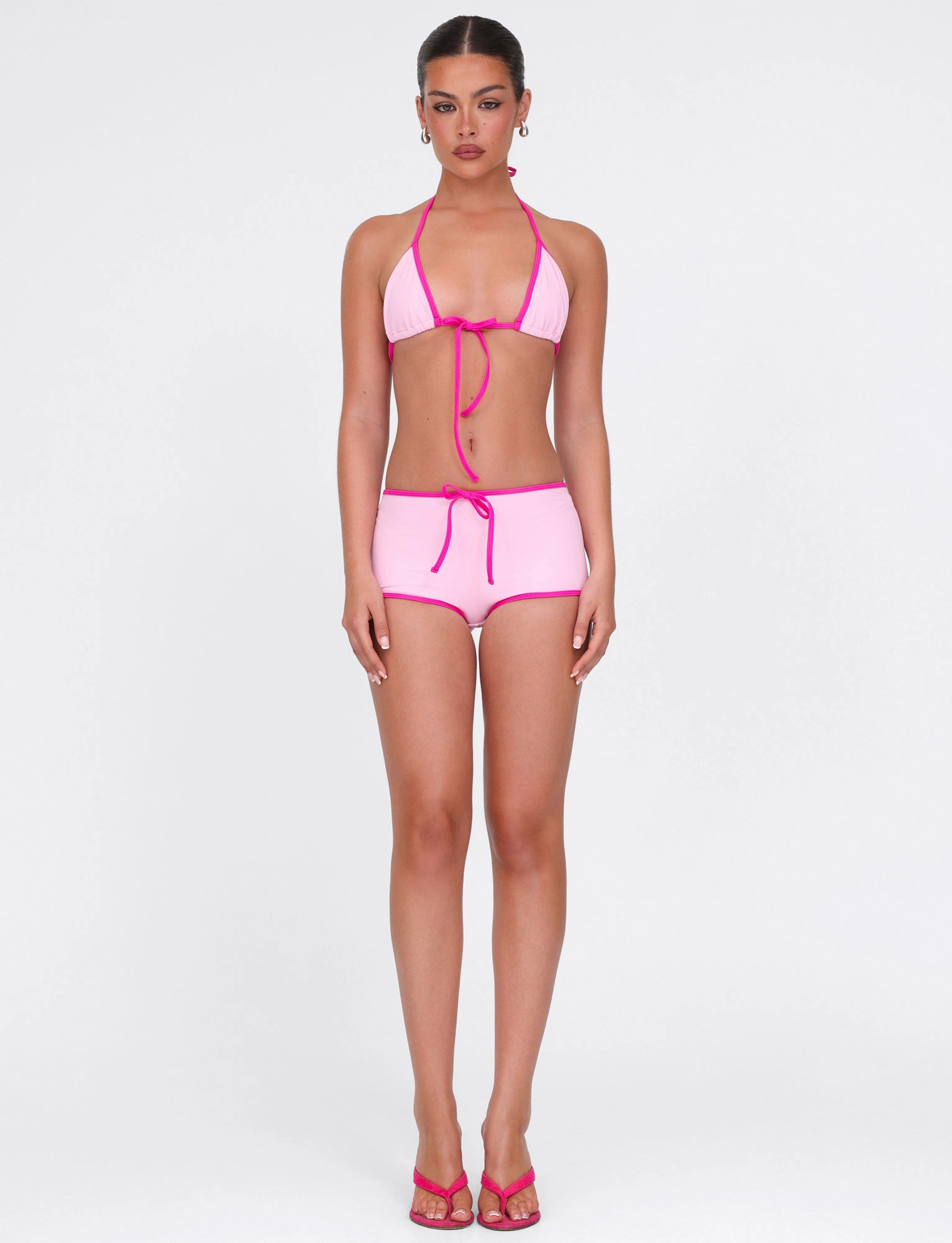 KRISTIN BIKINI TOP - PINK Festive Mood Natural Form