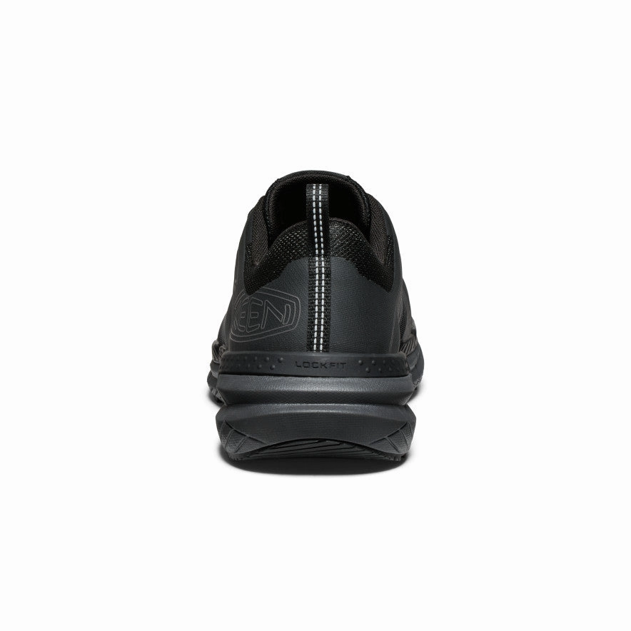 Men's Speedworks Work Sneaker (Carbon Toe)  |  Black/Steel Grey Zip Design