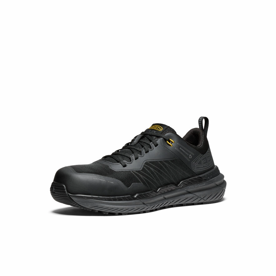 Calm Tone Men's Speedworks Work Sneaker (Carbon Toe)  |  Black/Steel Grey