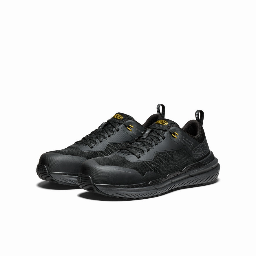 Men's Speedworks Work Sneaker (Carbon Toe)  |  Black/Steel Grey Calm Move Sporty Edge