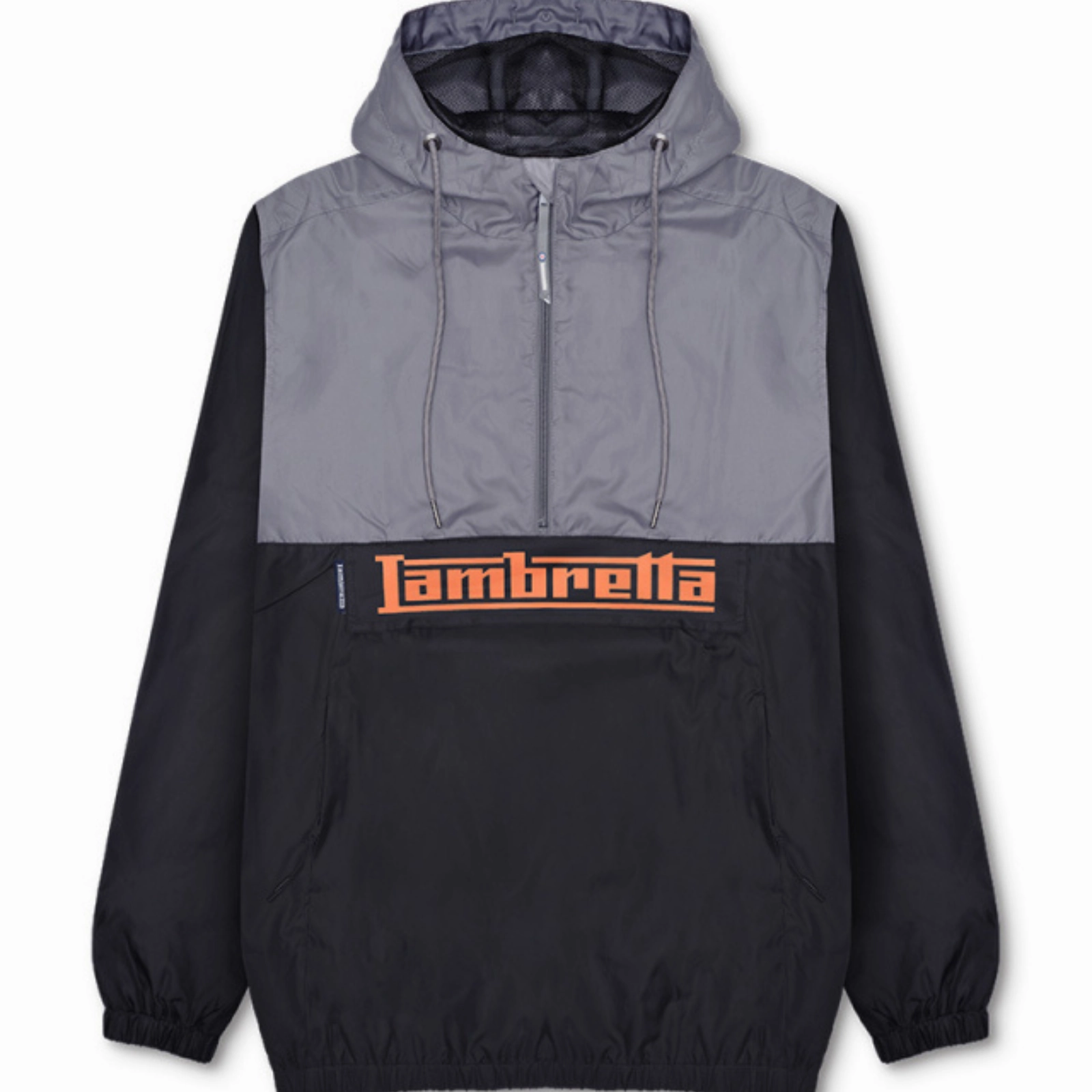 Non Bulky Insulation Non Restrictive Silhouette Lambretta Mens Over The Head Scooter Windbreaker Jacket