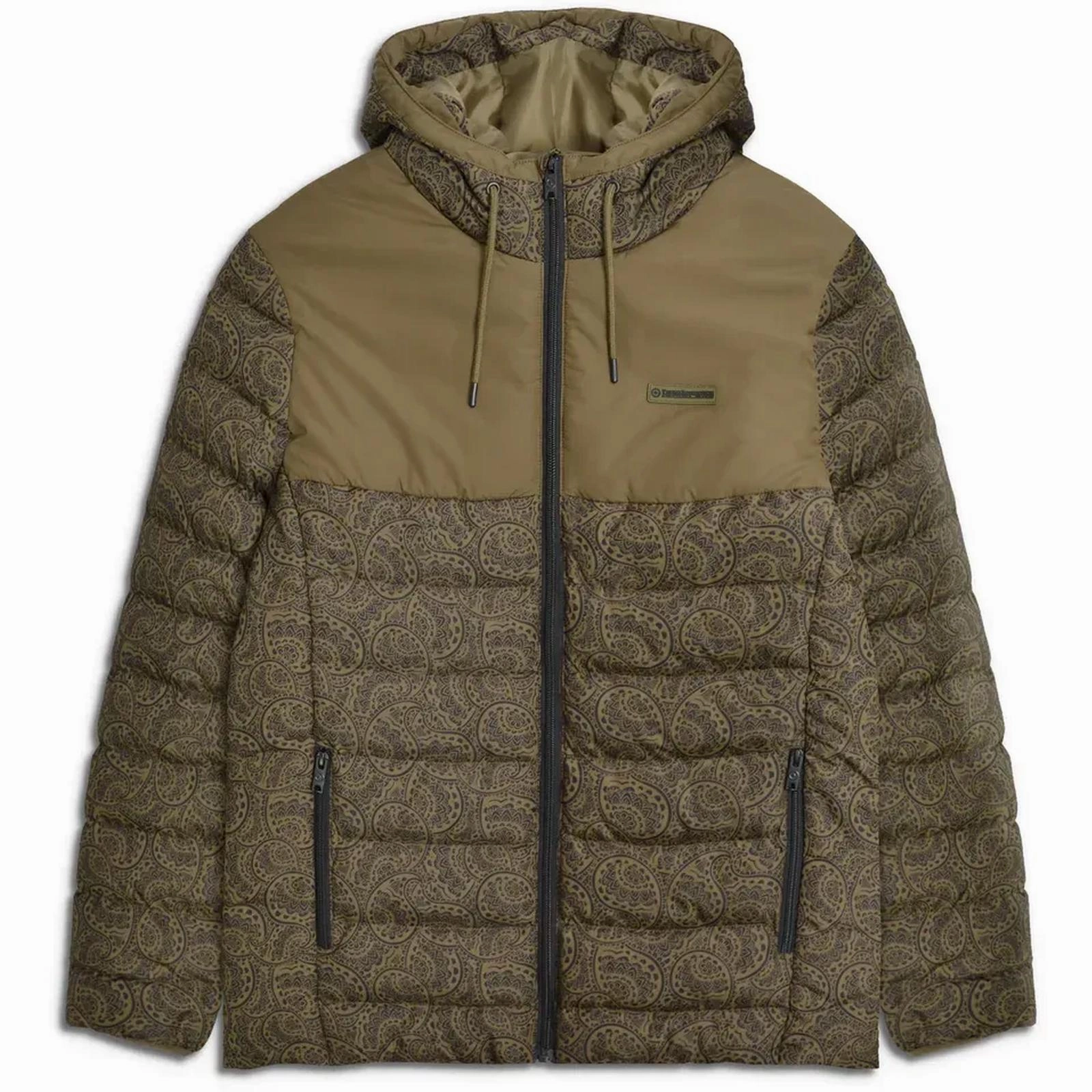 Odor Control Treatment Lambretta Mens Paisley Padded Jacket