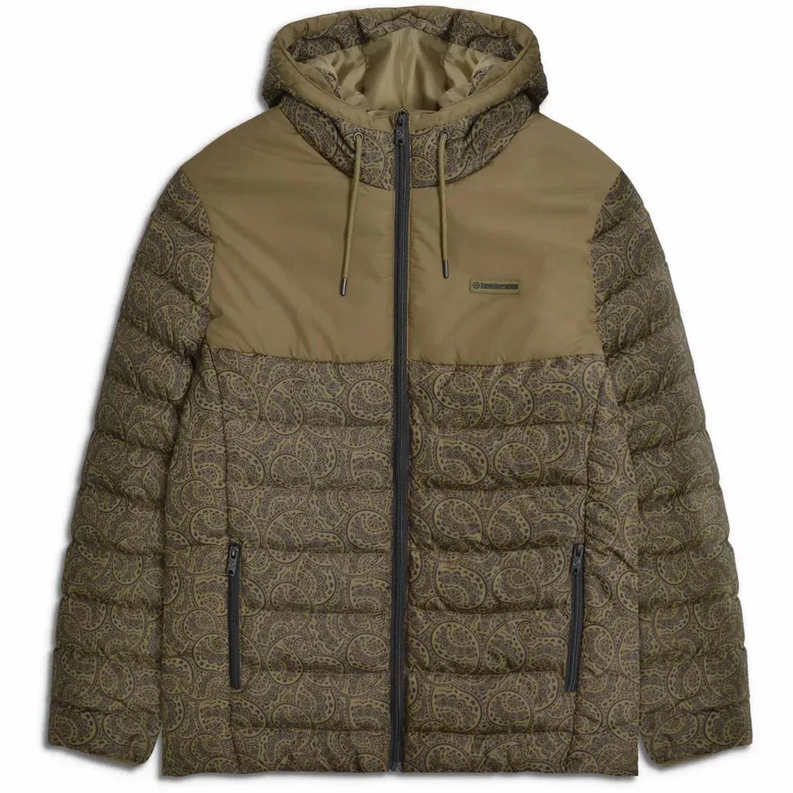 Durable Water Repellent Lambretta Mens Paisley Padded Jacket