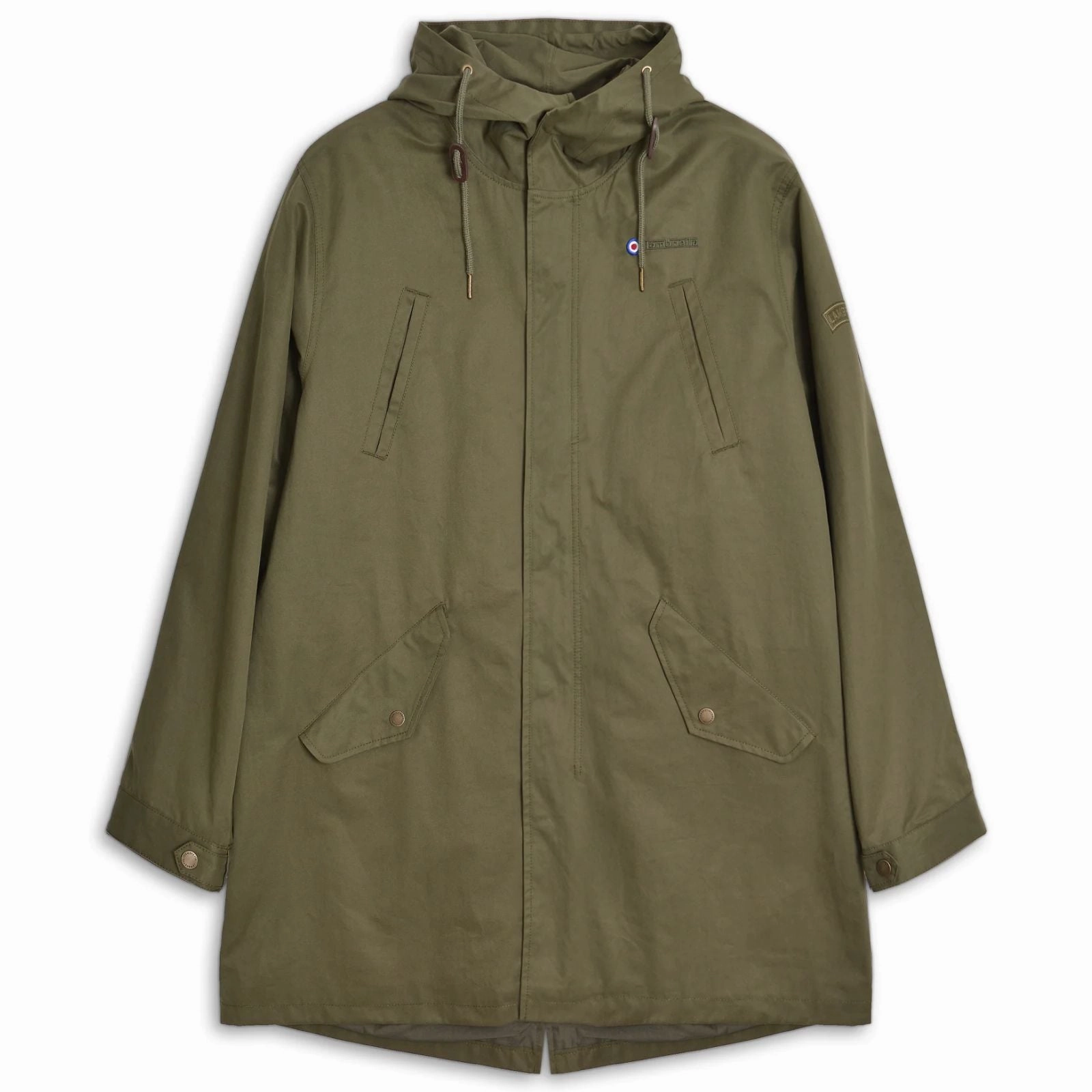Airflow Ventilation Lambretta Mens Water Resistant Parka Jacket