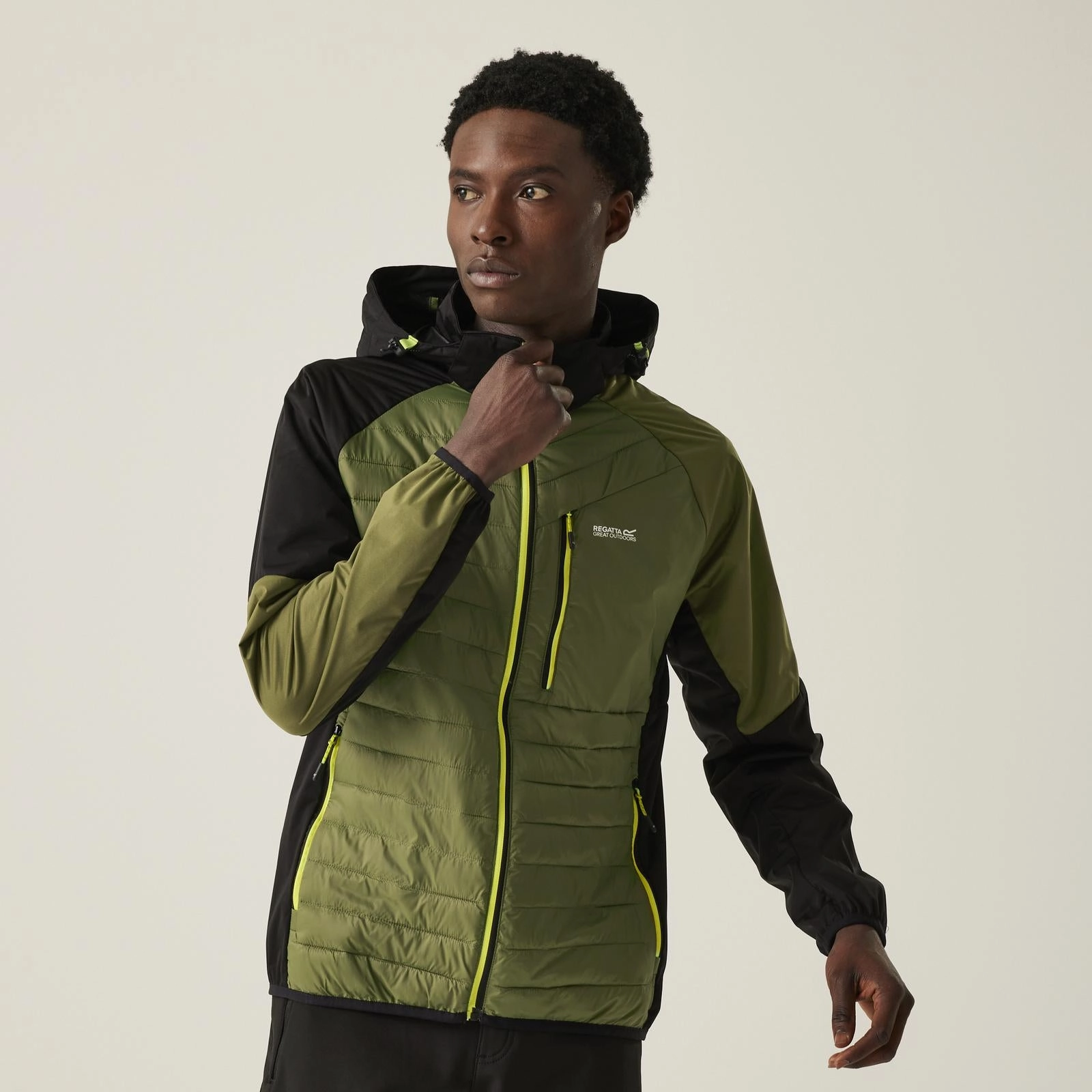 Regatta Mens Pro Hybrid Softshell Jacket Breathable mesh lining