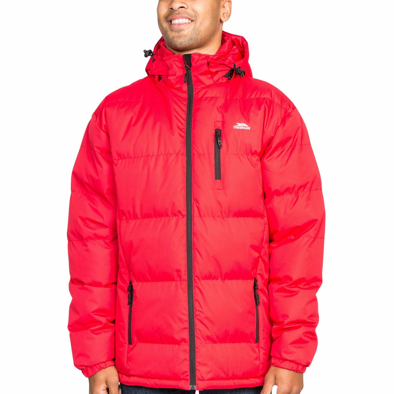 Eco Friendly Textile Trespass Mens Clip Hooded Padded Jacket