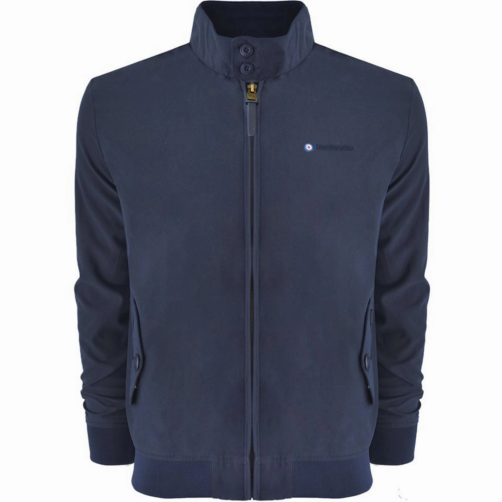 Lambretta Mens Target Shower Resistant Harrington Jacket Smooth Finish Packable Style