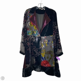 Coat Other By Soft Surroundings In Black & Purple, Size: S Lightweight Thermal Tech