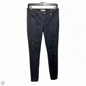 Neutral Smooth Modern Traveler Gear Sunny Vibes Legging Jeans Designer By Tory Burch In Blue Denim, Size: 6